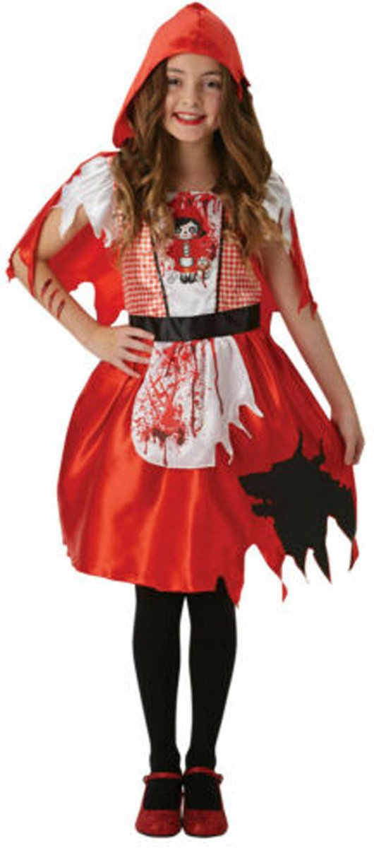 Halloween Kinderverkleedpakje Dead Riding Hood Maat 116