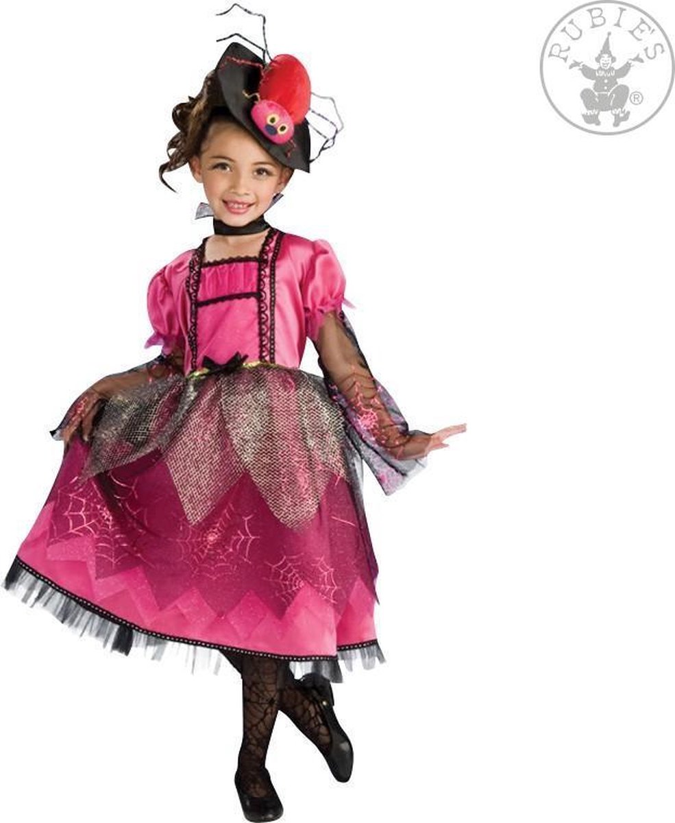 Halloween Verkleedjurkje Lil Miss Spider - Maat 116-128