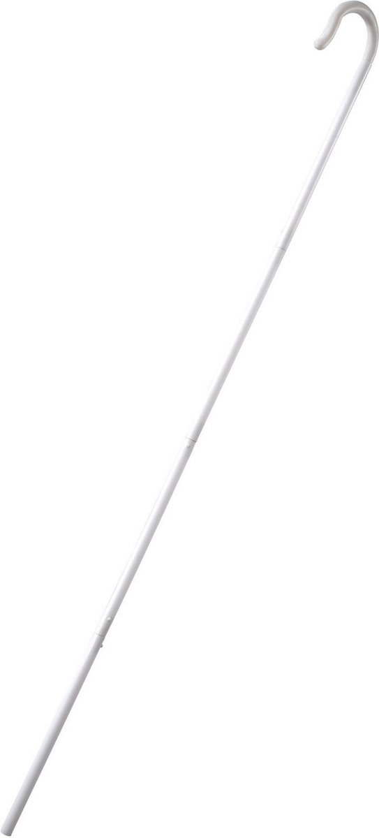 Herder staf wit - 172 cm - schaapsherder - carnaval verkleed accessoires