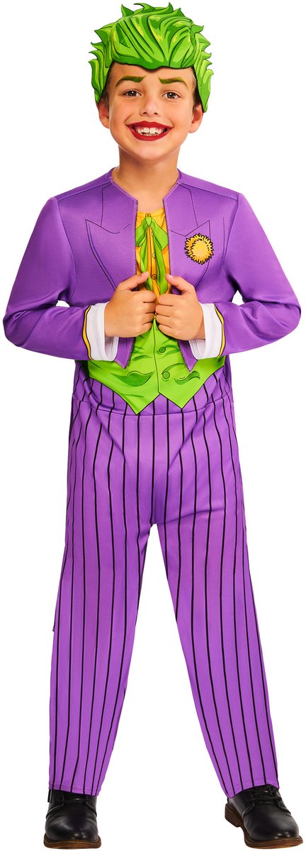 Joker Costume Kinderkostuum -   - Maat 7-8 Jaar