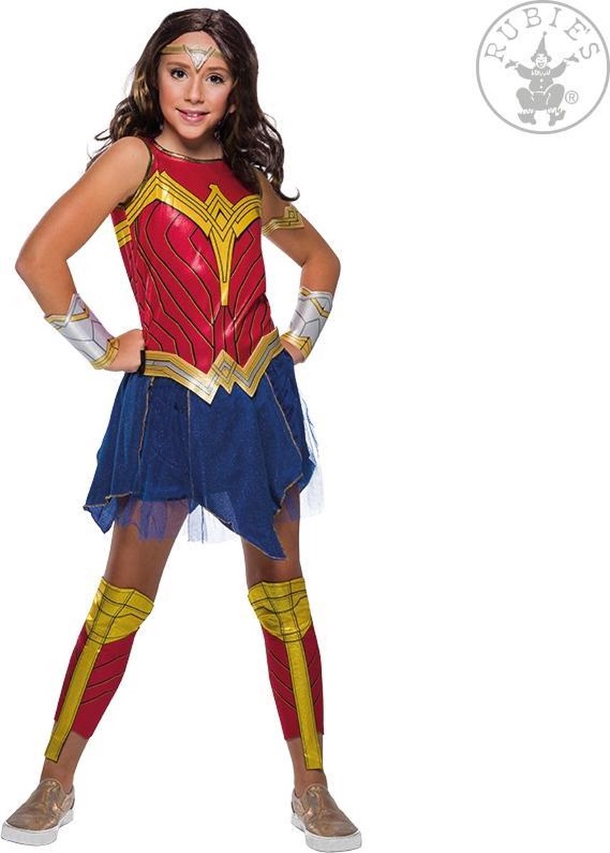 Kinder Verkleedjurkje Wonder Woman WW 84 Deluxe Maat 116-128