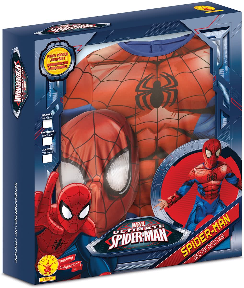 Luxe Ultimate Spiderman� New Design kostuum voor kinderen - Kinderkostuums - 110/116