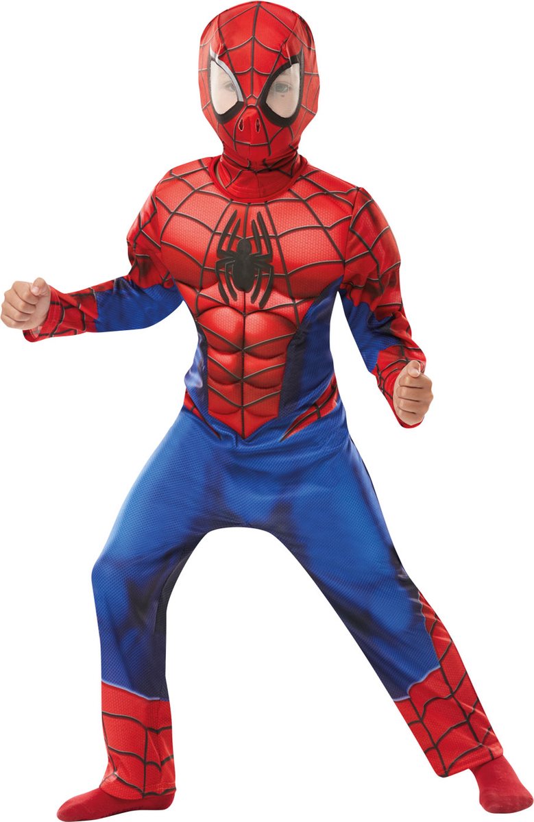 Marvel Spider-Man Kinderpakje Deluxe Maat 134-140