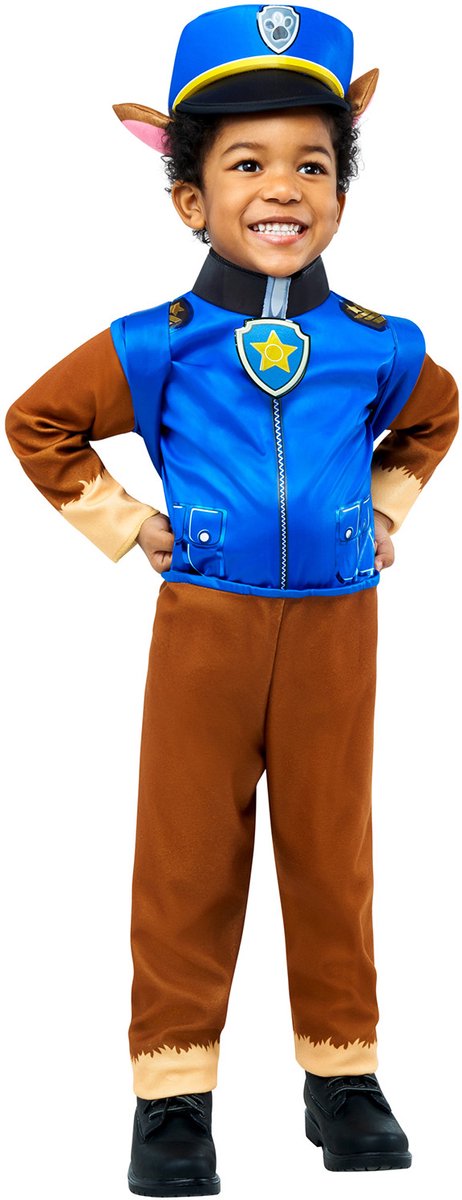 Paw Patrol Luxe Verkleedpakje Chase 3-4 jaar