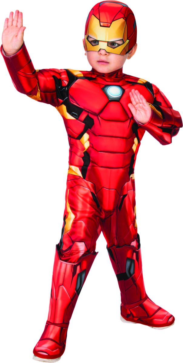   - Iron - Man - Iron - Man Jongen - rood,goud - Maat 92 - Carnavalskleding - Verkleedkleding