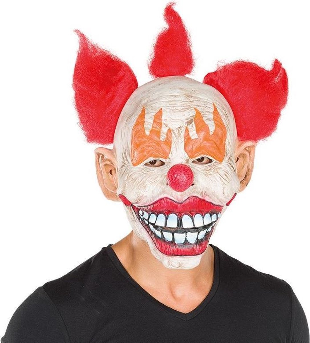   Horror-maske Clown Latex Multicolor