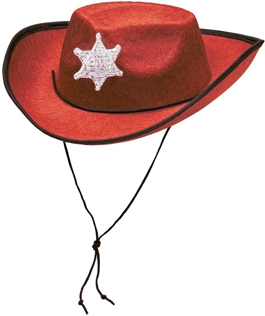 Rubies Kinderhoed Cowboy Rood One Size