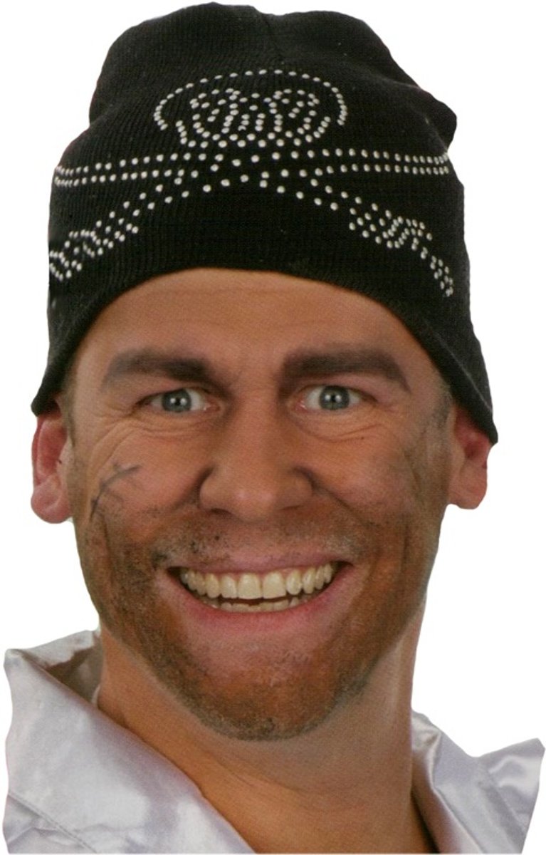   Muts Skelet Unisex One Size Zwart