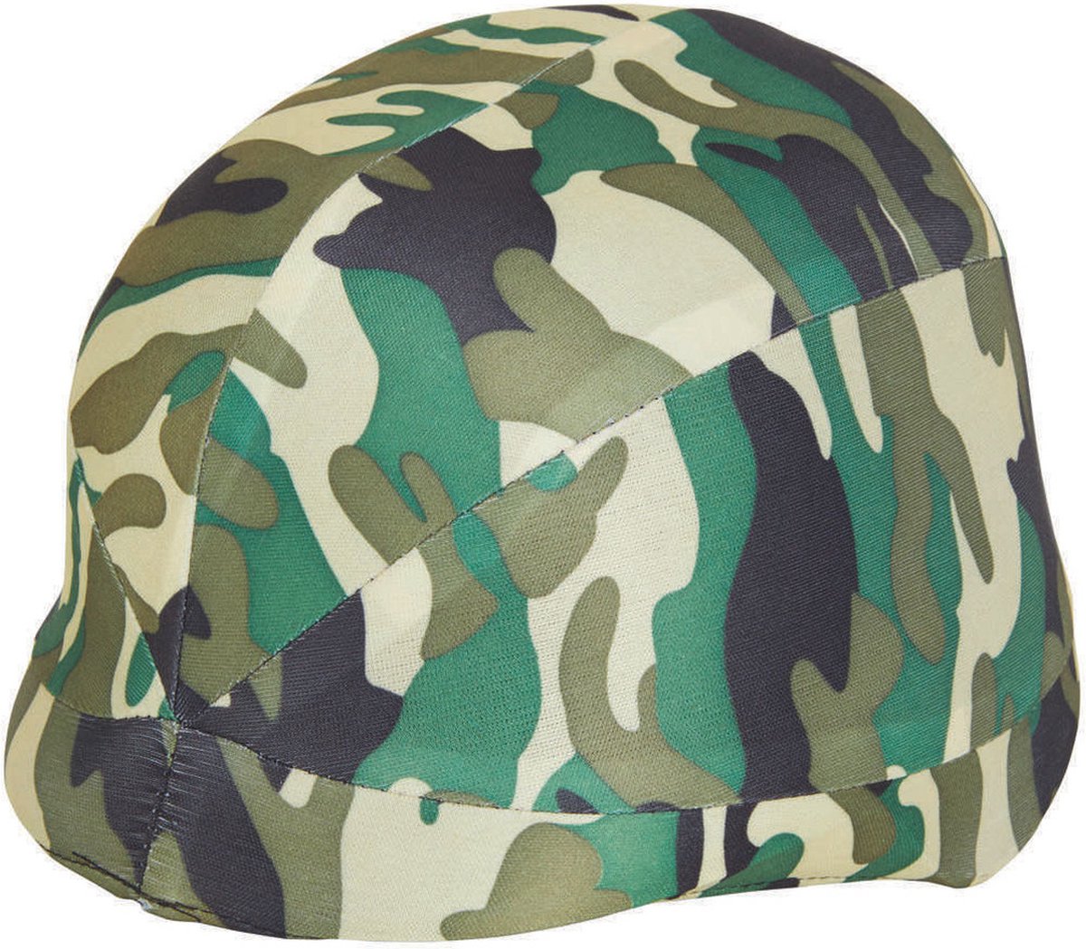   Soldaten/leger verkleed helm - camouflage print - voor kinderen - Verkleed accessoires/helmen
