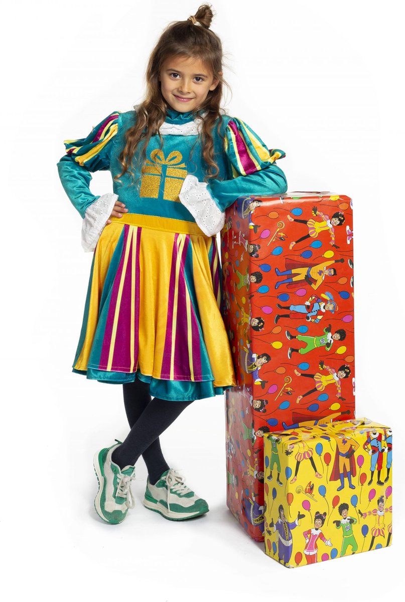 Rubie´s Verkleedkostuum KADO Piet Club van Sinterklaas Groen/Geel Maat 104
