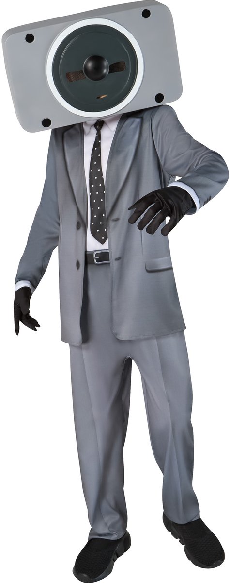 Speakerman Kinderkostuum -   - Maat 5-7 Jaar