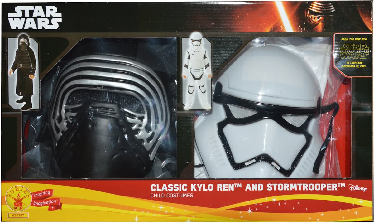 Star Wars EP7 Kylo Ren & Stormtrooper Box Child - L