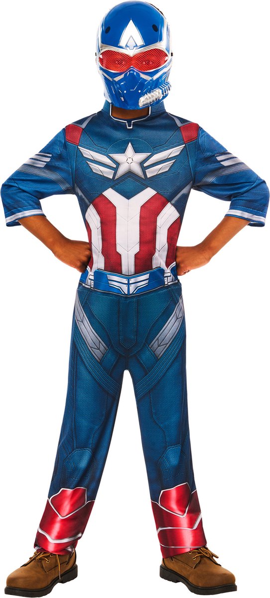 Superhelden Verkleedpakje Kind Captain America Brave New World Maat 142-154