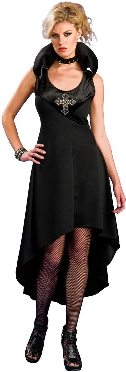 Vampira dress with collar size STD