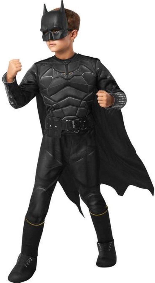 Verkleedpak Kind THE BATMAN Luxe versie Maat 116-128