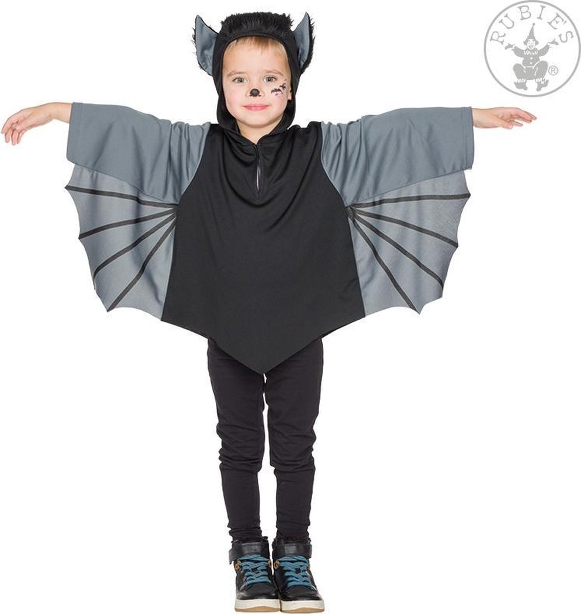 Vleermuis Kinder Verkleedpak  Halloween Maat 128