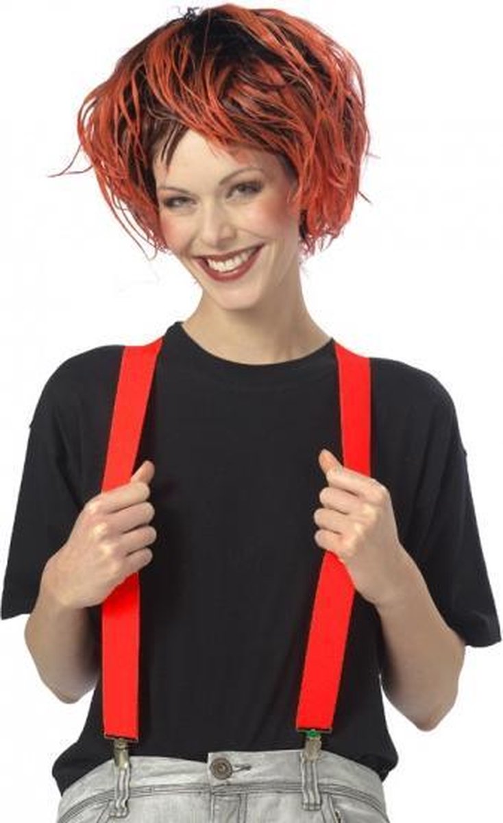 bretels unisex 75 cm rood