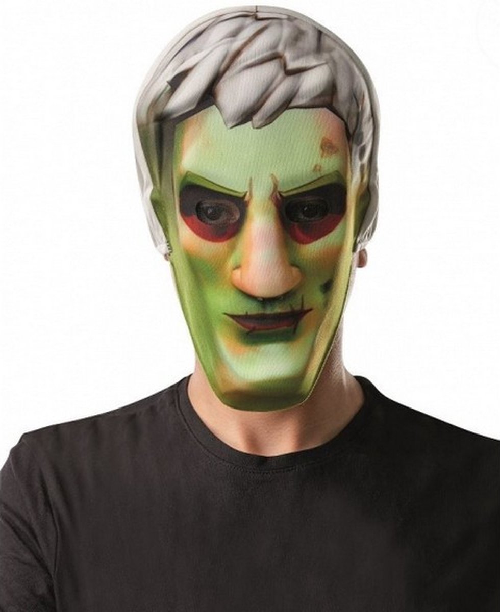 verkleedmasker Fortnite Brainiac EVA groen/grijs