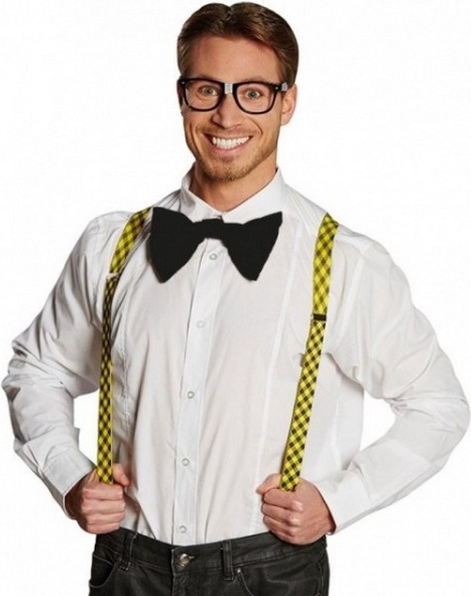 verkleedset Nerd unisex 3-delig