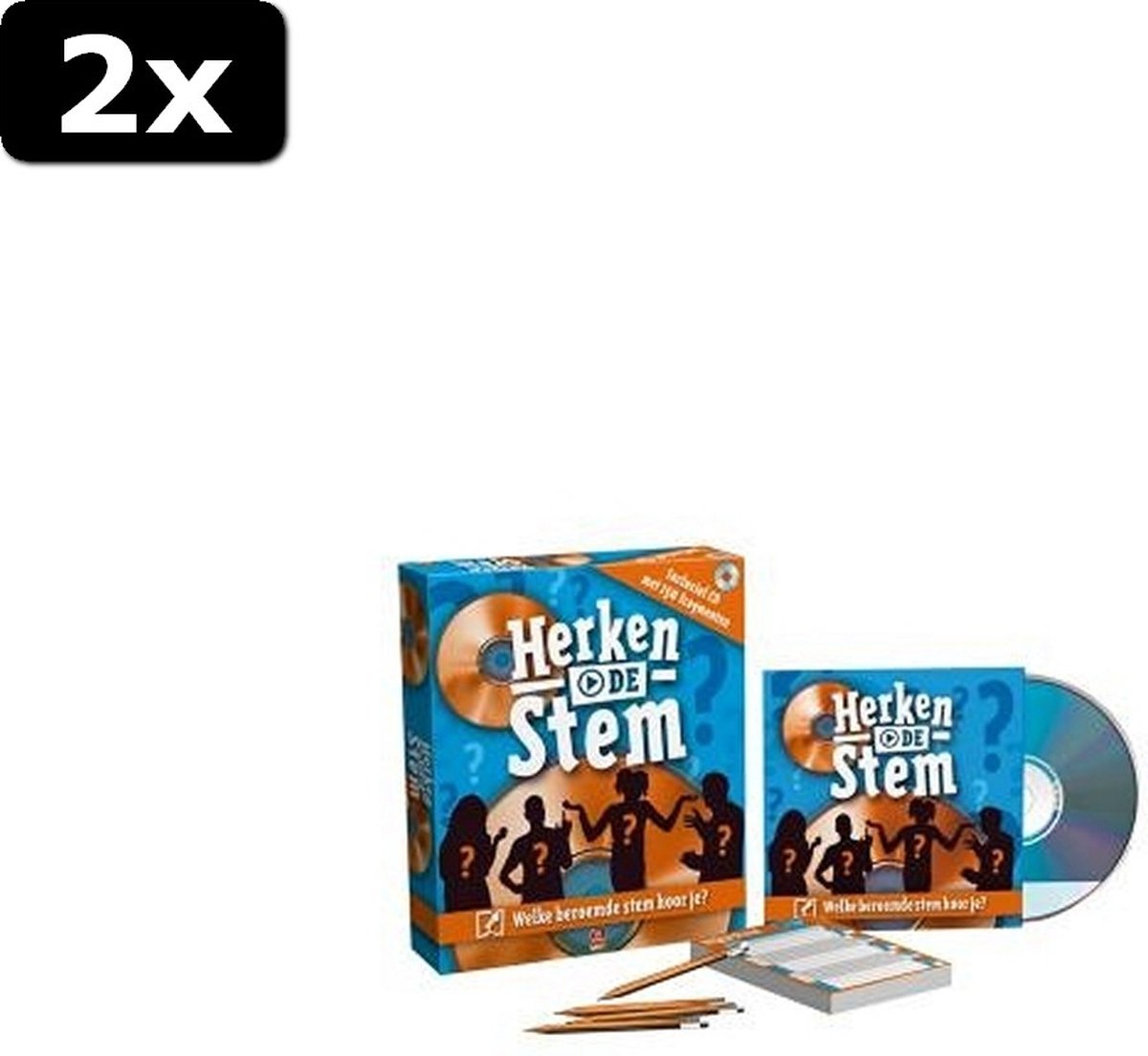 2x Rubinstein Herken de Stem Luisterspel met CD