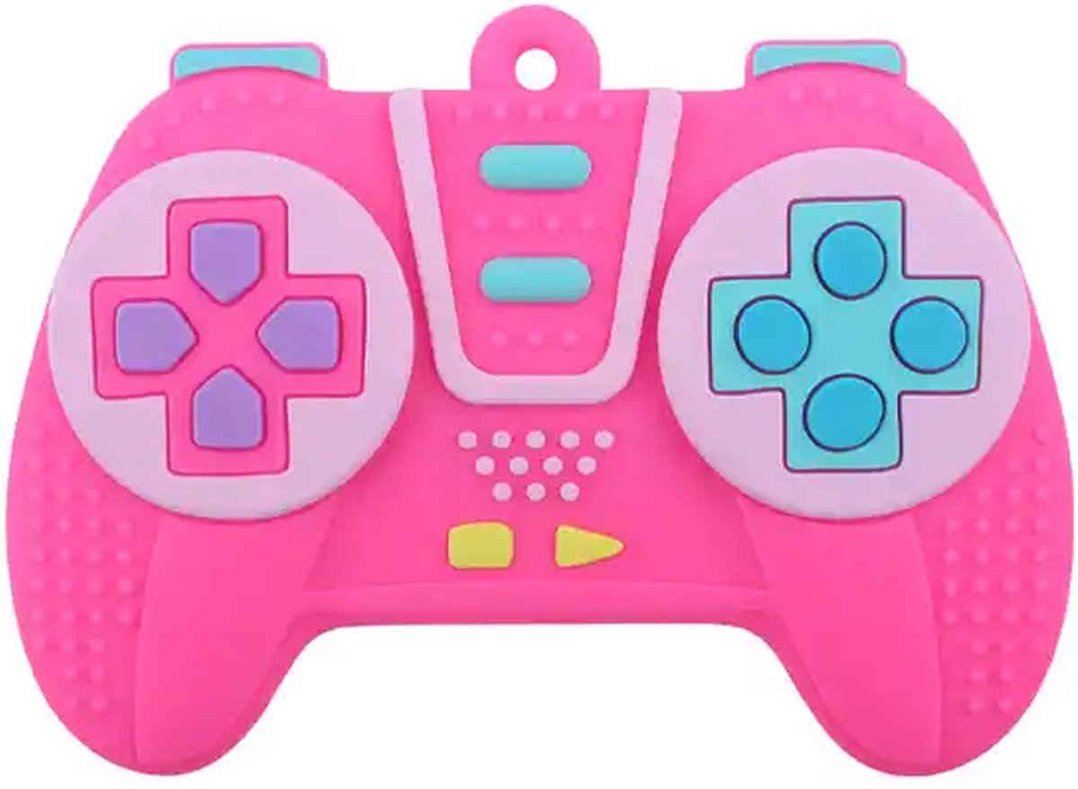 RubyC Bijtspeeltje Game Controller Roze - Bijtring - Baby - Peuter - Kind - Cadeau - BPA vrij - Sinterklaas