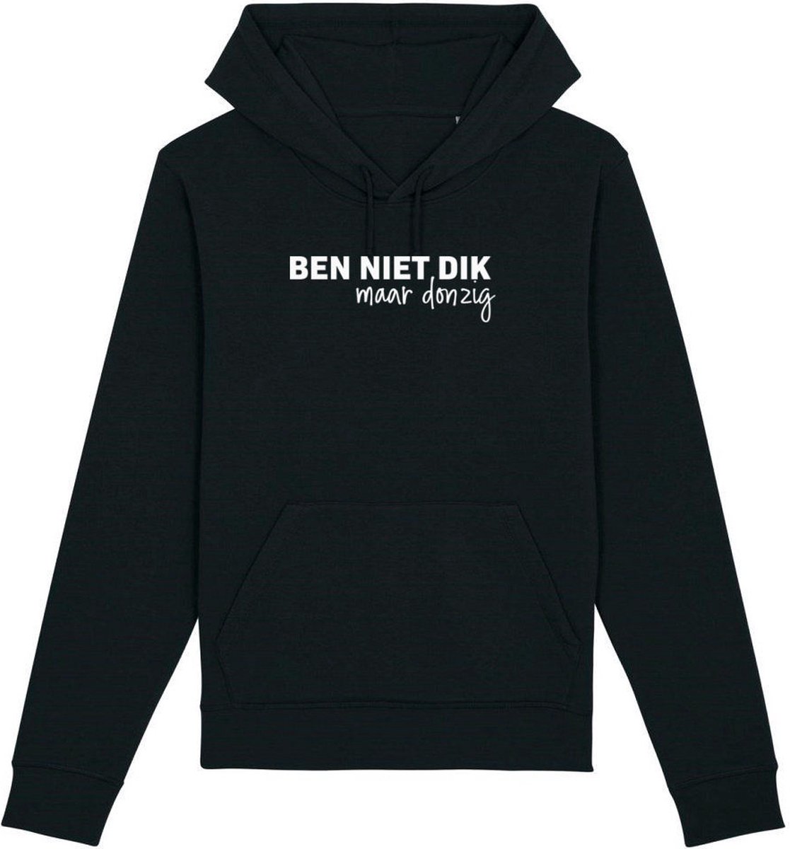 Ben niet dik maar donzig Rustaagh unisex hoodie maat XL