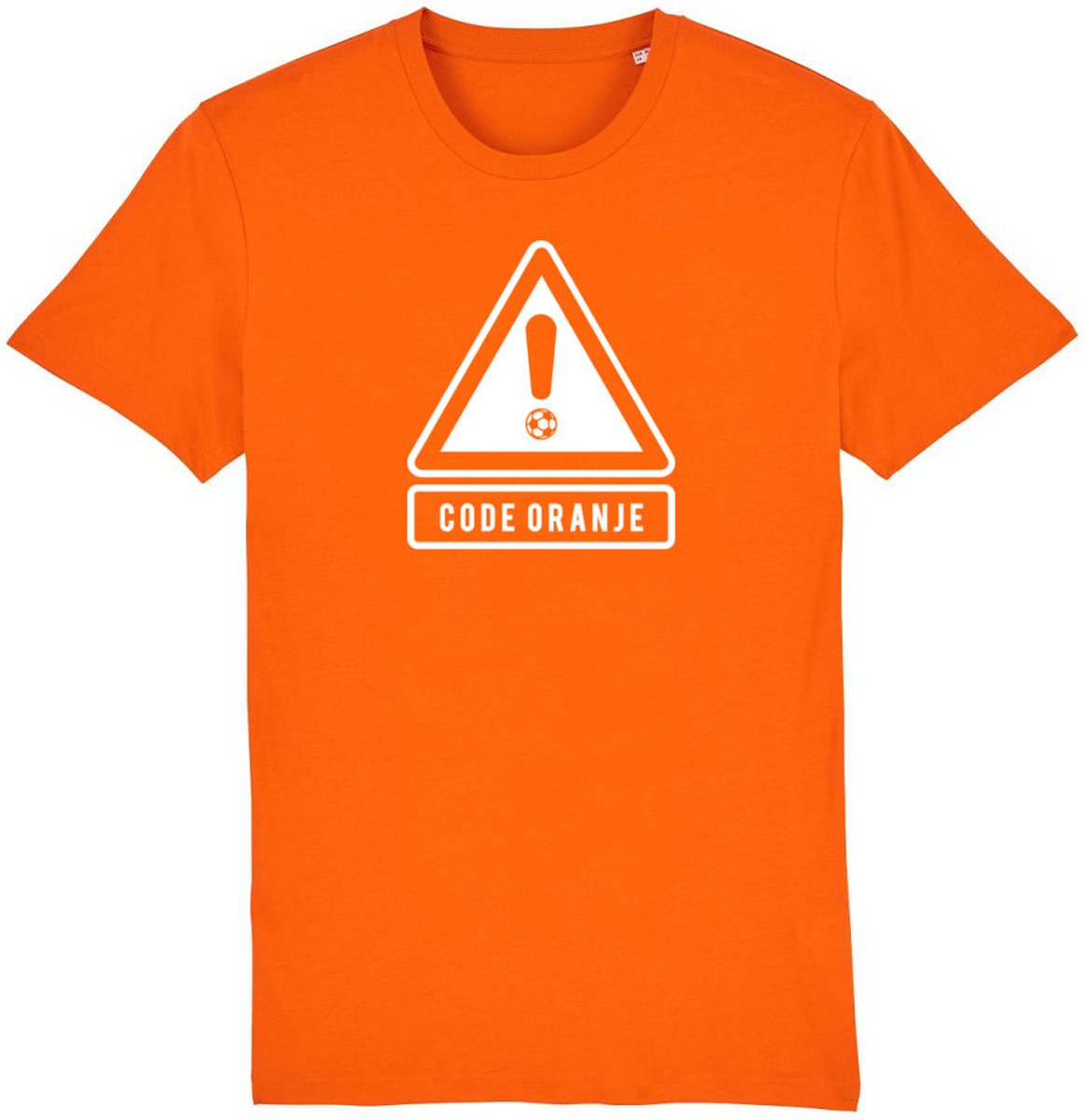 Code oranje Rustaagh unisex t-shirt L - Oranje shirt dames - Oranje shirt heren - Oranje shirt nederlands elftal -  WK voetbal 2022 shirt - WK voetbal 2022 kleding - Nederlands elftal voetbal shirt