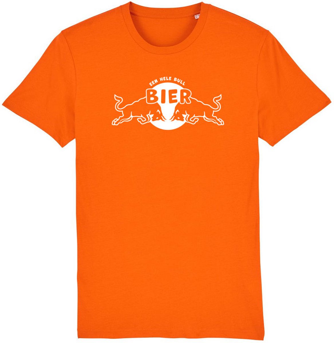 Een hele bull bier Rustaagh unisex t-shirt maat 3XL - formule 1 - F1 shirts  – oranje shirt – max verstappen shirt – formule 1 shirt