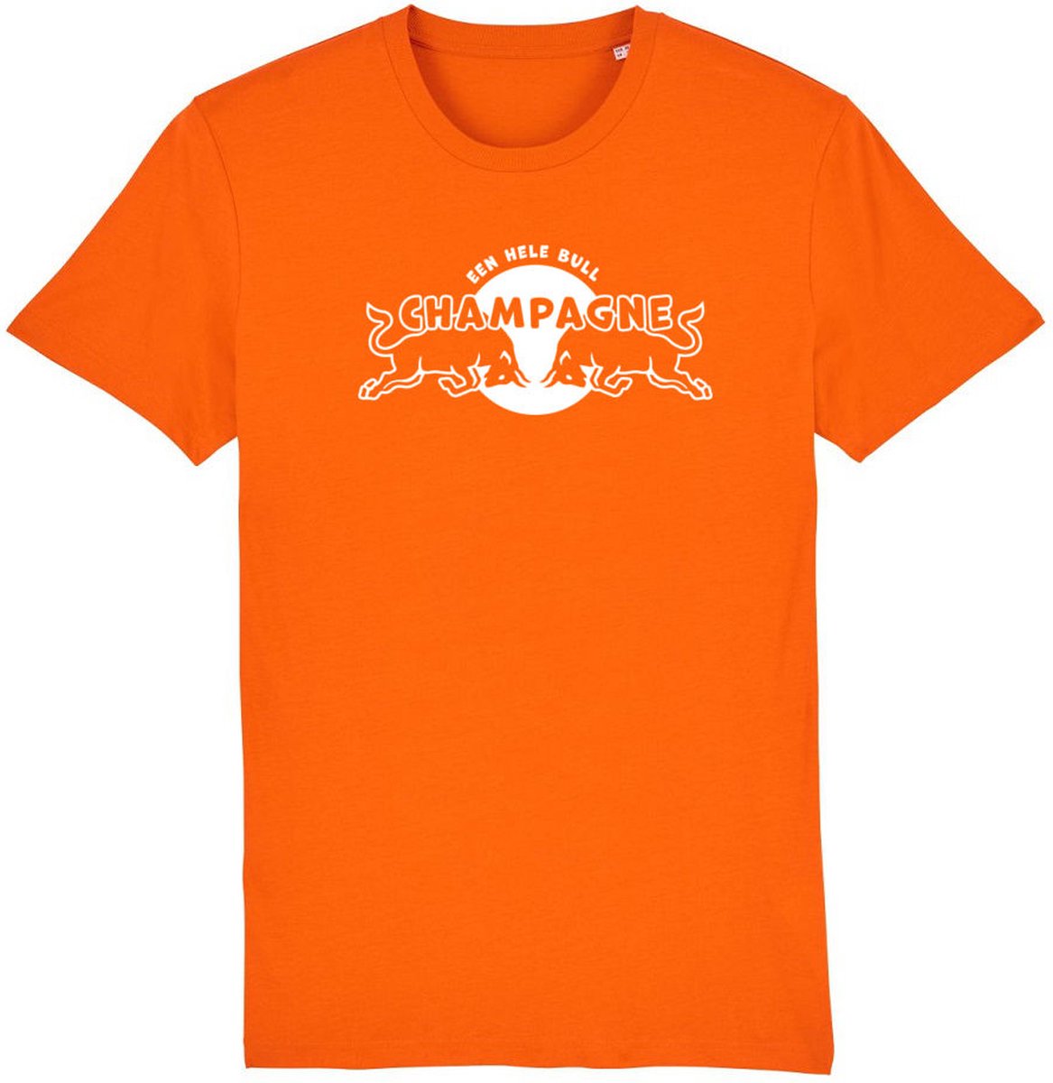 Een hele bull champagne Rustaagh unisex t-shirt maat 3XL - formule 1 - F1 shirts  – oranje shirt – max verstappen shirt – formule 1 shirt