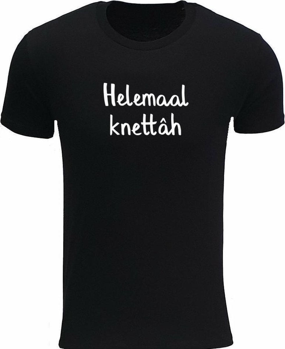 Helemaal Knettâh Rustaagh heren t-shirt maat M