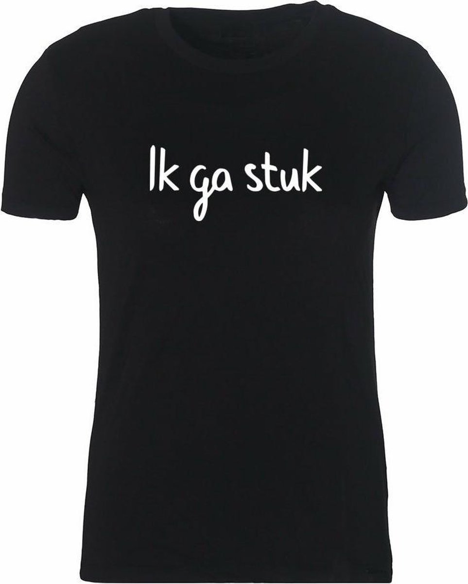 Ik ga stuk Rustaagh unisex kinder t-shirt maat 152-164