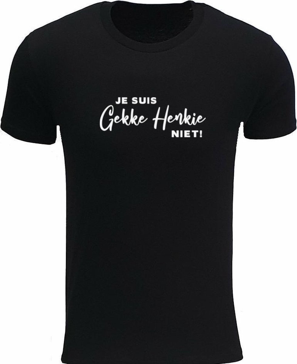 Je suis gekke henkie niet Rustaagh heren t-shirt maat 4XL