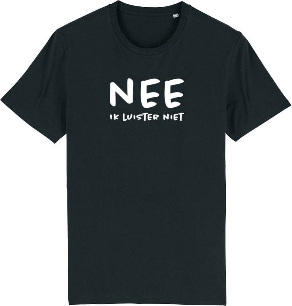 Nee ik luister niet Rustaagh heren t-shirt maat 4XL