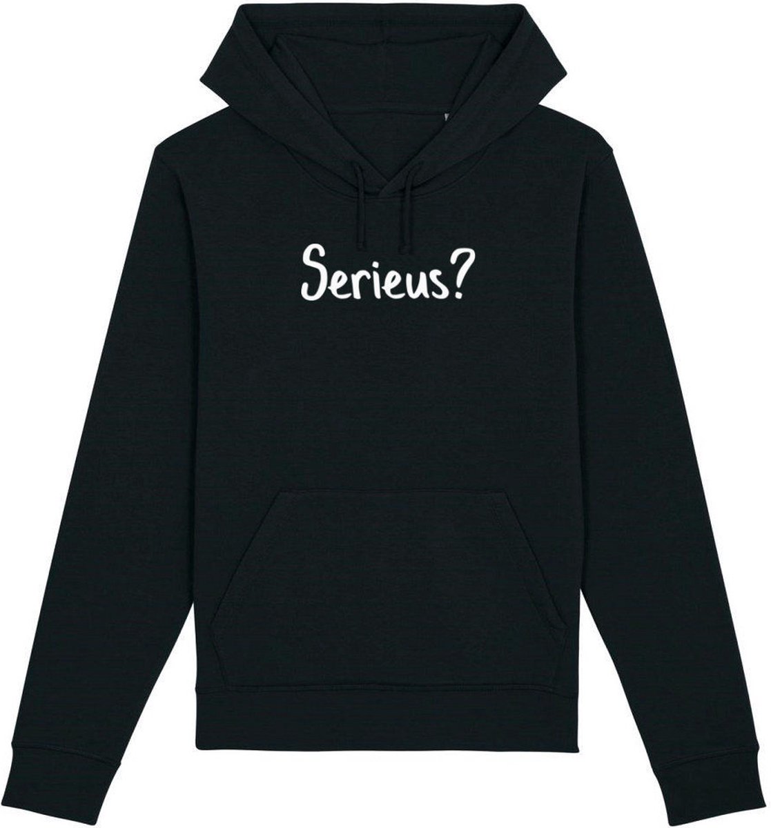 Serieus? Rustaagh unisex hoodie maat M