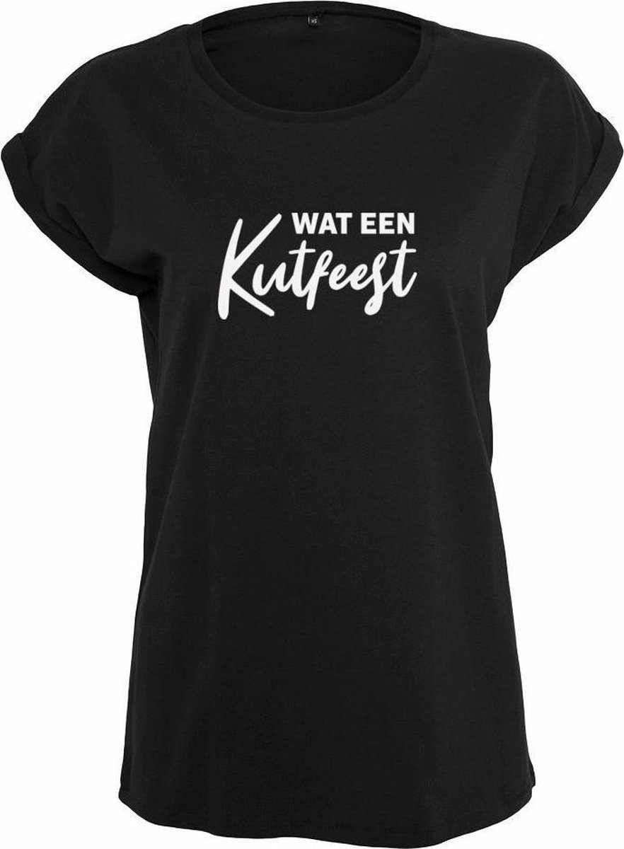 Wat een kutfeest dames t-shirt maat 5XL