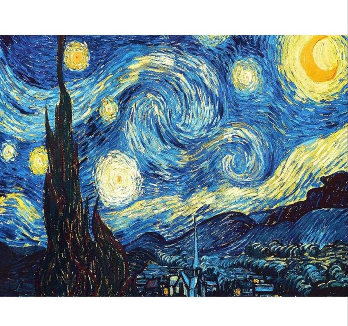 Diamond Painting - Sterrennacht Vincent van Gogh Schilderij - Volledig - 40*30 cm - Diamant Schilderen Hobby Knutselen