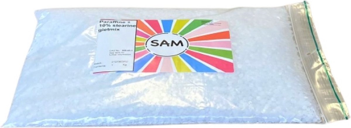   Paraffine + 10% Stearine Gietmix - 1 kg.