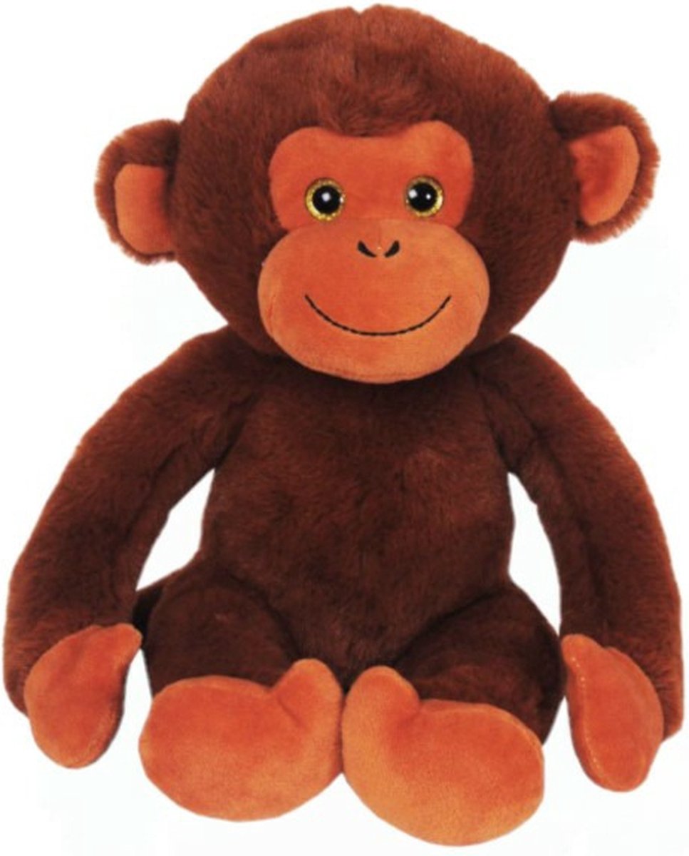 Pluche speelgoed knuffeldier Chimpansee aap van 23 cm