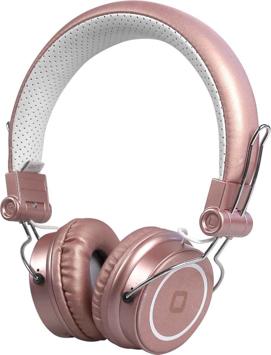 SBS DJ Stereo Headphone Bluetooth pink gold color