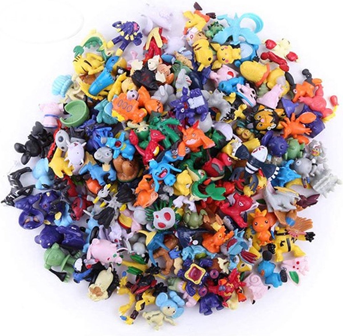 Pokemon figuren - Pokemon poppetjes - Pokemon speelgoed - 144 poppetjes - 144 figuren - 3CM per stuk - VOORDEELSET 144 STUKS - Cadeau tip - Sinterklaascadeau - Kerstcadeau