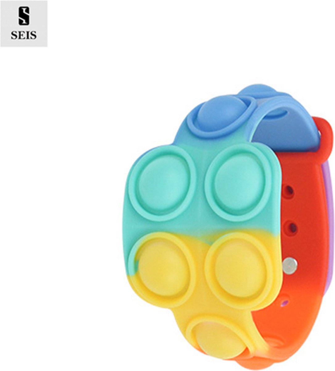 Pop it armband - Bracelet - Regenboog - Fidget toys - Sinterklaas cadeau - Kerstcadeau - Cadeau voor kinderen - Cadeau voor volwassenen