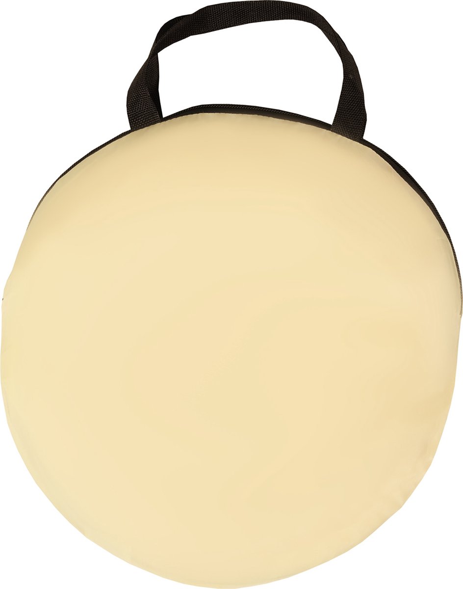 Selonis Kindertent  en 100X130cm/100X130cm In Paviljoenvorm Voor Kinderen Makkelijk Op Te zetten Draagbaar Speelhuisje Voor Binnen En Buiten, Licht Beige