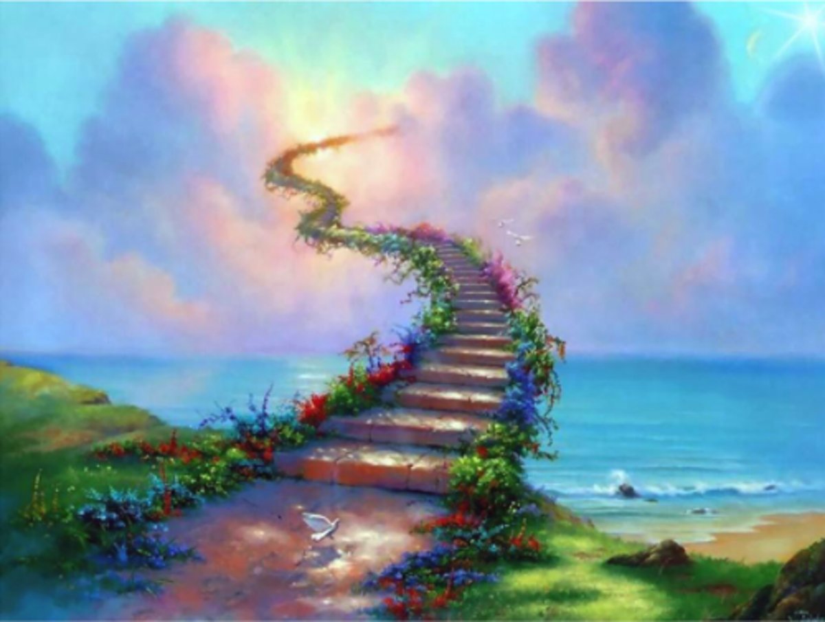 Diamond Painting - Stairway to Heaven - FULL - 30x40 cm - SEOS Shop ®