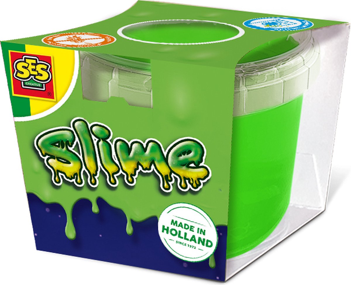   - Slime Neon Groen - Slijm in felle neon kleur – Kant en klare slijm - Spelen met slijm – 140 gram - Kerst cadeautjes