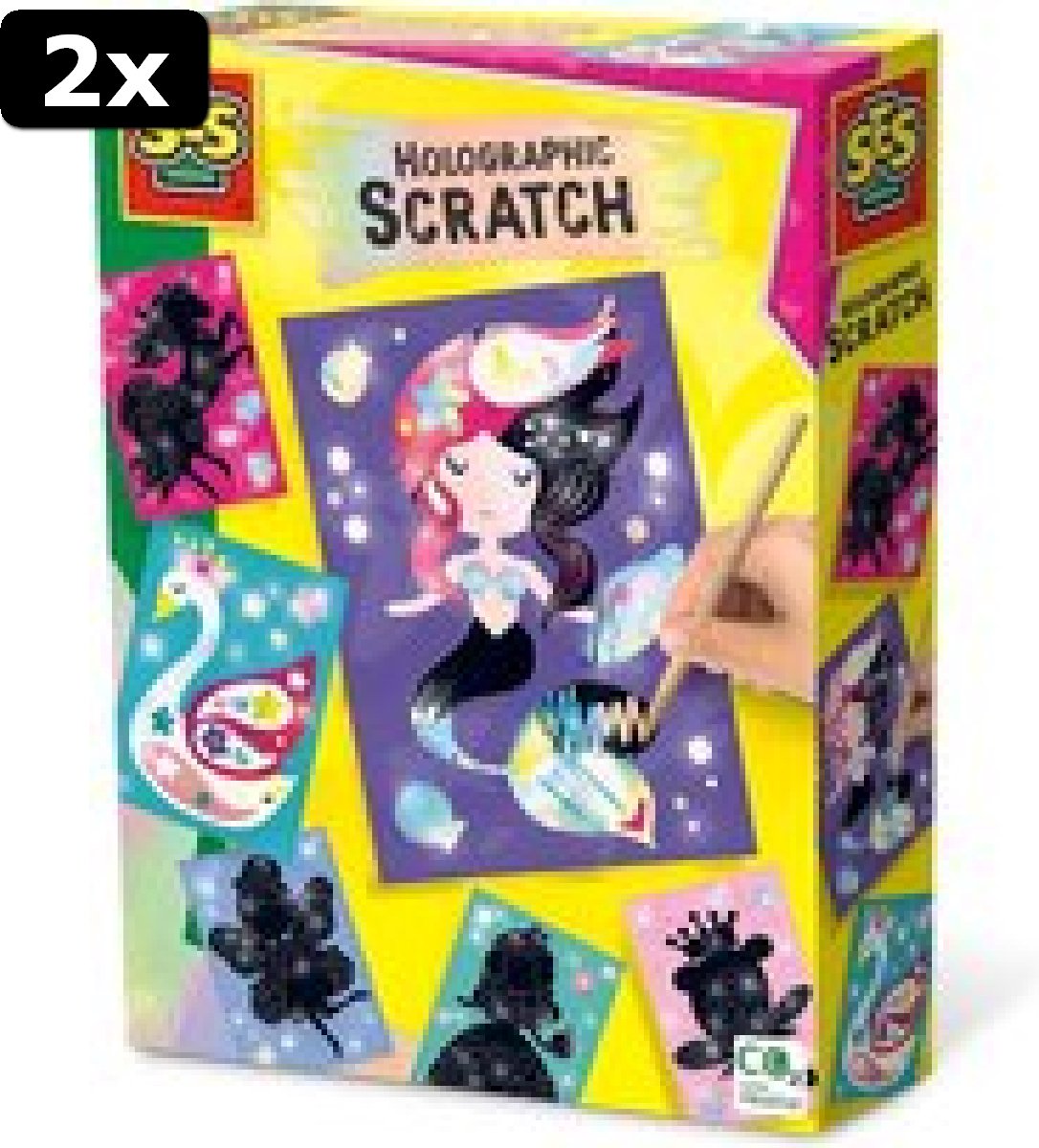 2x Holografisch scratch - Sprookjes