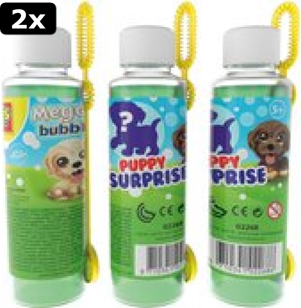 2x SES - Mega bubbles met puppy surprise