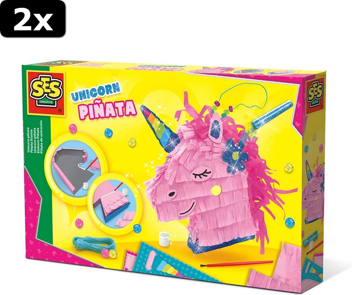 2x SES Creative Eenhoorn Piñata