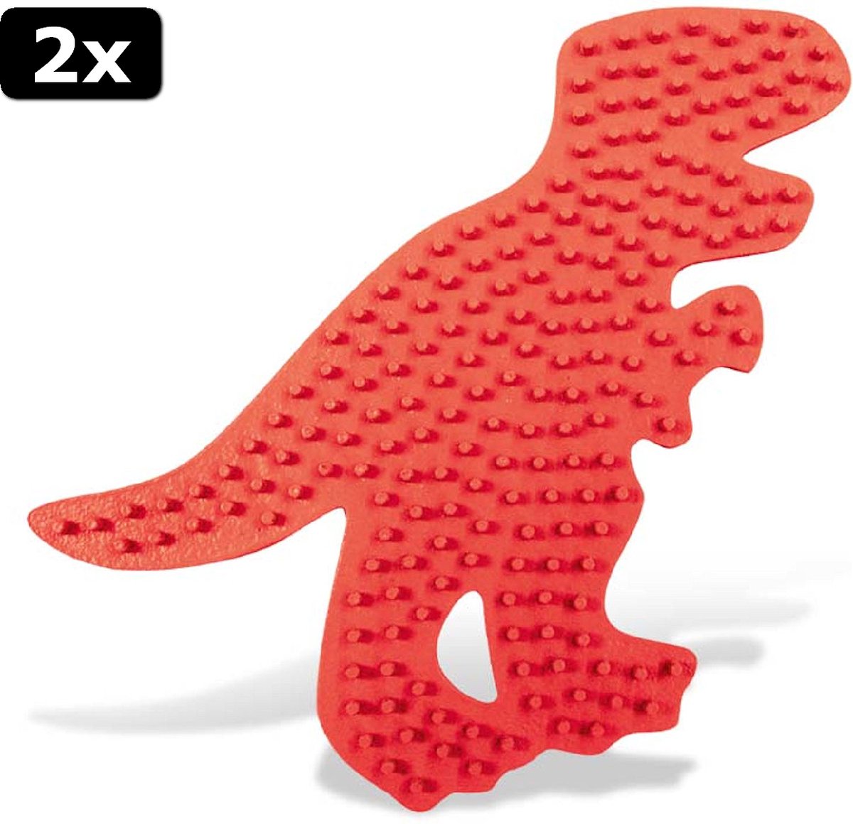 2x SES Strijkkralen legbord - T-rex