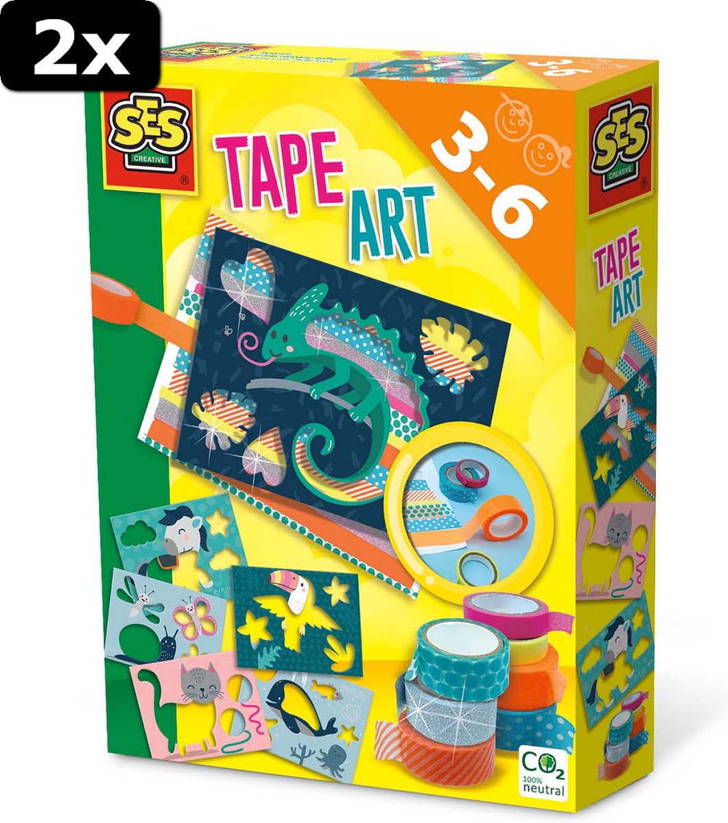 2x SES Tape art dieren