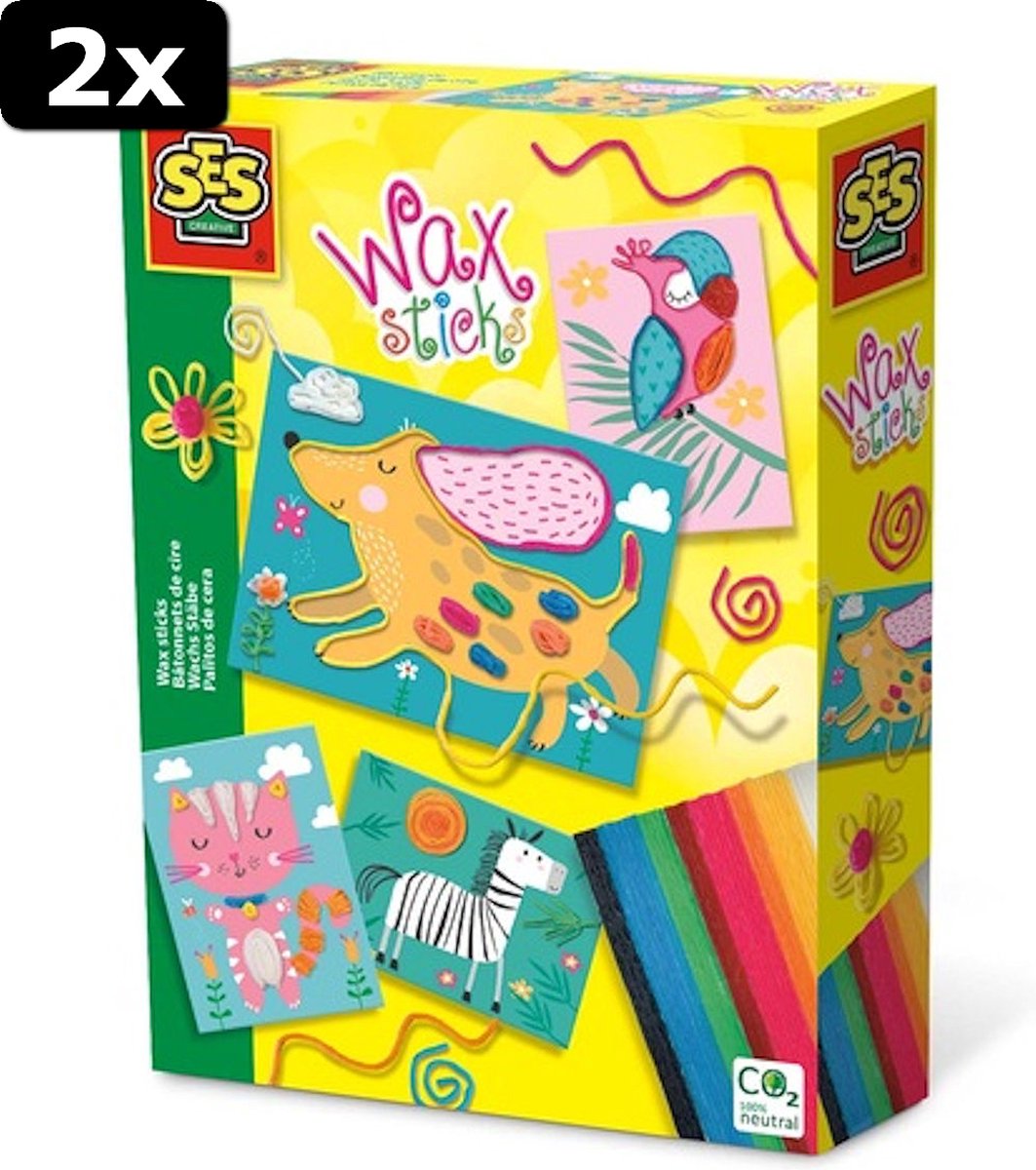 2x SES Wax Sticks Tekenen